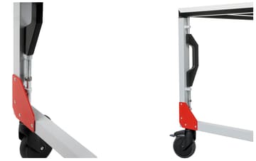 WorXite swivel wheel and foot